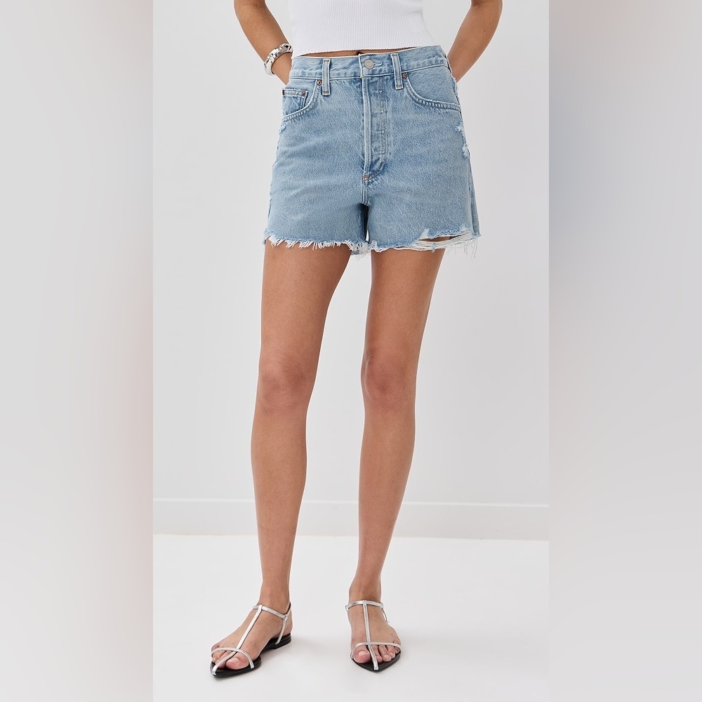 Agolde Dee Vintage High Rise A Line Denim Short - NWT